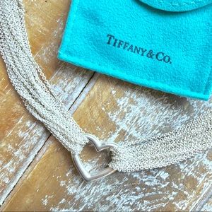 Tiffany & Co Multistrand Heart Necklace